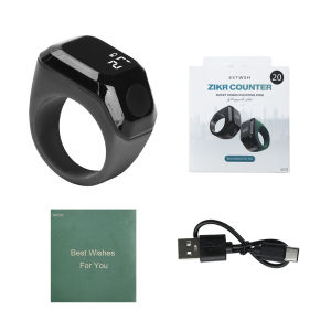 Smart App Ring Counter Portable OLED Digital Display Bluetooth Counter 0–9999 Wearable Counter Type-C Port