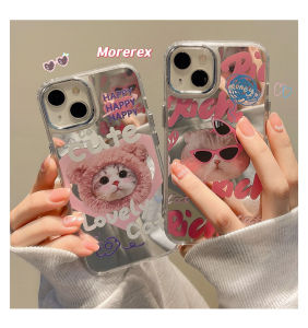 🔥ส่งจากไทยใน24ชม.🔥เคส สำหรับไอโฟน11/12/13/14 Pro max เคสน่ารัก Cute Cats Mirror Case เข้ากันได้สำหรับ เคสไอโฟน เคส สำหรับไอโฟน11 เคส iphone 11 Cute Case For iPhone 11121314PM