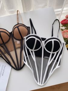 Áo Ba Lỗ Xương Cá Bó Sát Thời Trang Cổ Điển Màu Khối Cho Nữ Áo Khoác Ngoài Không Đều Mặc Đi Làm Mặc Thường Ngày Mặc Mùa Thu