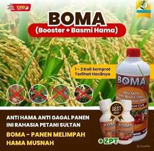 BOMA PUPUK CAIR PENGUSIR & PEMBASMI HAMA + ZPT