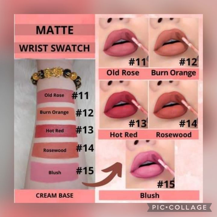HENSHIN Powdery Matte Lip Tint Lazada PH