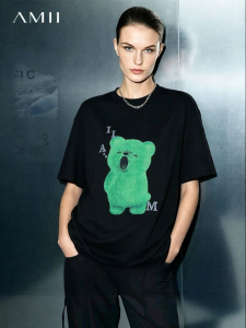 AMII | New Leisure Rejuvenating Bear Print T-Shirt