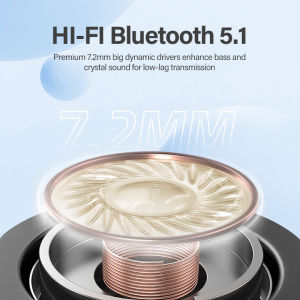 QCY | QCY T13 Bluetooth Headphone V5.1 Wireless TWS Earphone Touch Control Earbuds 4 Microphones ENC HD Call Headset Customizing APP