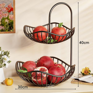 Khay Đựng Trái Cây Và Đồ Ăn Nhẹ Nhiều Tầng Phong Cách Sang Trọng