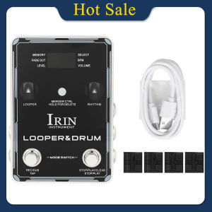 IRIN | IRIN XS-04 Guitar Effect Drum Machine Phrase Loop Monoblock Effects 40 Storage 100 Drum Rhythms 10 Metronomes Guitar Bass Parts