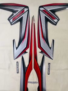 Bộ tem decal dán xe máy Honda Airblade đời 2014 màu đỏ đen zin thái siêu đẹp