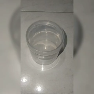 perbiji Toples Plastik Cylinder 500ml anti tumpah BOTOL 500 ml NECK 90MM PLASTIK BULAT PUTAR PVC bening