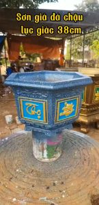 Khuôn lục giác 38cm (mẫu mới) (Không chân) khuôn đầy đủ lòng trong HÀNG VIỆT NAM dày dặn chắc chắn.