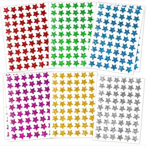 สติ๊กเกอร์รางวัลดาวประกายทองคำสำหรับเด็กอนุบาล กระดาษติดผนังสำหรับการศึกษาด้วยวิธีการอิเล็กทรอนิกส์ วัสดุอื่นๆ