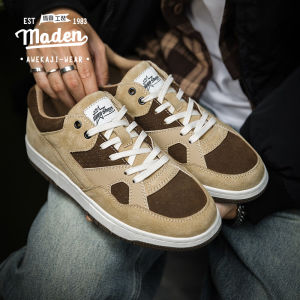 MADEN brand mens youth 2024 autumn new caramel cookies board shoes mens shoes 2024 autumn and winter new versatile thick soled sports and leisure shoes retro trendy shoes
