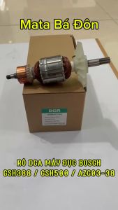 ROTOR DCA MÁY ĐỤC BOSCH GSH 388 / GSH 500 / AZC03-38 (THÂN 46 - DÀI 185 - 7 RĂNG THẲNG)