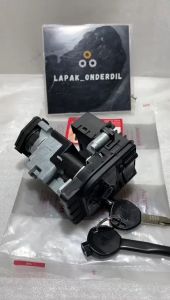 KUNCI KONTAK ASSY SET + TOMBOL SEAT HONDA VARIO 125 LED VARIO 150 LED KODE K59 K60 BARU GRES ORIGINAL ASLI HONDA