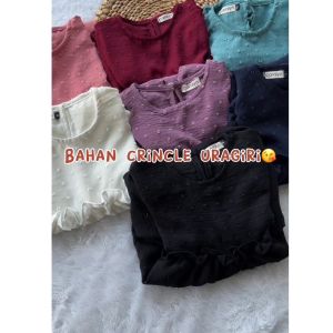 BUTTER KIDS DRESS ANAK KEKINIAN CRINCLE URAGIRI