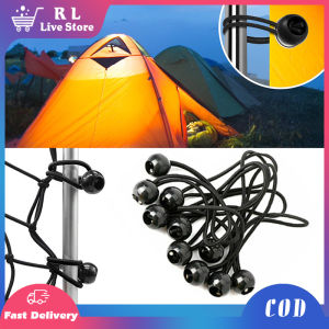 10PCS Ball Bungee Cords Heavy Duty Canopy Tarp Tie Down Ball Wear Resistant For Camping Shelter