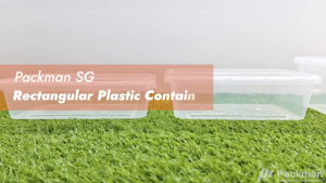 Disposable Rectangular Plastic Food Container with Microwavable Lids Leakproof Stackable 650ml 750ml 1000ml Food Grade Durable