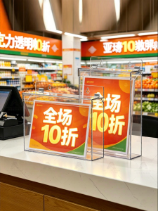 RUIKELAIXIANG | Dust Waterproof Rainproof Acrylic Display Box A4