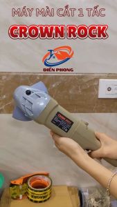 Máy Mài Cắt Góc Cầm Tay Crown Rock 600W 1 Tấc 100mm Lỗi Đồng Nguyên Chất Có Điều Chỉnh Tốc Độ Thiết Kế Nhỏ Gọn 1.8Kg Đá Mài Rắn Chắc Cho Hiệu Suất Cao - Lazada