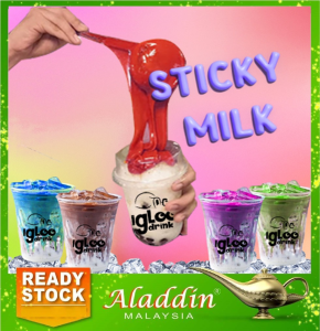 IGLOO SUSU KENTAL MELEKIT SERBUK PRACAMPURAN ( STICKY MILK ICE BLENDED FRUIT TEA INSTANT PREMIX POWDER )