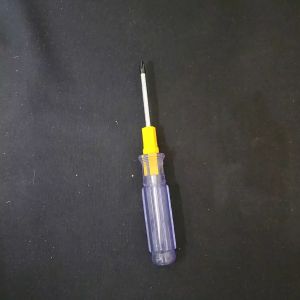 Obeng Jumbo Gagang Bening Bolak Balik - Transparan Plus Minus