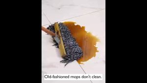 Floor Mop Mop Magic twist mop Hand-Free Adjustable handle Mop Kain Besar 50cm Easy Squeeze Twist Mop Squeeze Mop