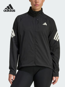 adidas | Áo Khoác Chạy Bộ Thấm Hút Mồ Hôi Có Cổ Đứng