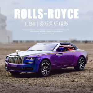 [MagicT] Xe Mô Hình Hợp Kim Kẽm Rolls Royce Dawn TỈ LỆ 1:24 Có Đèn & Âm Thanh & Chức Năng Kéo Lùi Đồ Chơi Đúc Khuôn Quà Tặng Bộ Sưu Tập Đồ Trang Trí Cho Bé Trai