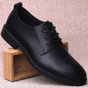 Recommended Designer Soft Leather Lace-Up Casual Mens Shoes Business Leisure Genuine Leather Slip-On Loafers