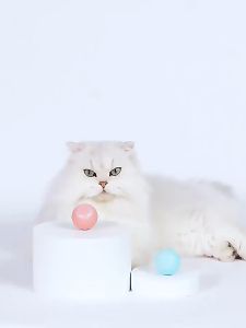 AP AIMAYAPET Smart Electric Cat Ball Toys Automatic Rolling Cat Toys Training Self-moving Kitten Toys for Indoor Interactive Playing Toys