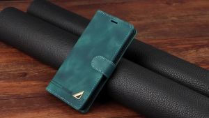 Ví Da Dạng Bao Da Cho Samsung Galaxy S25/S24/S23/S22/S21 FE/S20 Plus/Note20/A16/A36/A56/A06 Có Khe Đựng Thẻ Nam Châm Chống Xước Chống Bụi