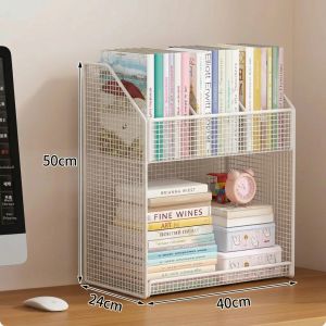 MINGZHIYIFAN | Portable Bookshelf Shelving Unit With Wheels