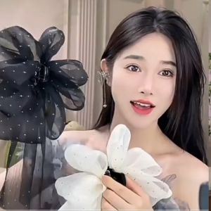COD JEPITAN RAMBUT KOREA MODEL PITA MANIK BESAR PREMIUM / JEDAI RAMBUT KOREA CANTIK POLKADOT