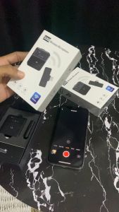 SL MICROPHONE WIRELESS PORTABLE SX8 / MIC CLIP ON LIVE STREAMING VLOG/ MIC VLOGGER/MIKROFON NIRKABEL