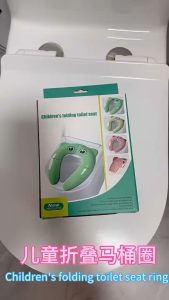 Foldable Toilet Seat Baby Non-Slip Suction Cup Travel Potty Training Pad Universal Size 3-12Y