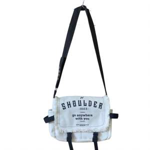 Túi Đeo Chéo Canvas Shoulder Bags  A.N Backpack Nắp Tua Phong Cách Thời Trang Hàn Quốc - Hàng Cao Cấp Chất Lượng