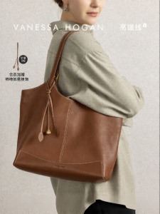 VANESSA HOGAN | Lightweight Large Capacity Everyday Commute Tote Leather Bag