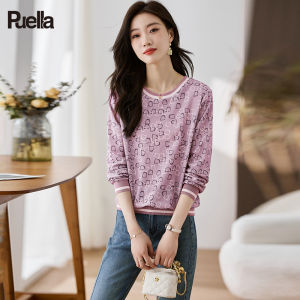 puella | Round Neck Printed T-Shirt Loose Fit