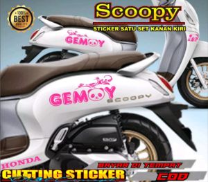 STICKER SCOOPY GEMOY CUTTING STICKER STRIPING ALL SCOOPY