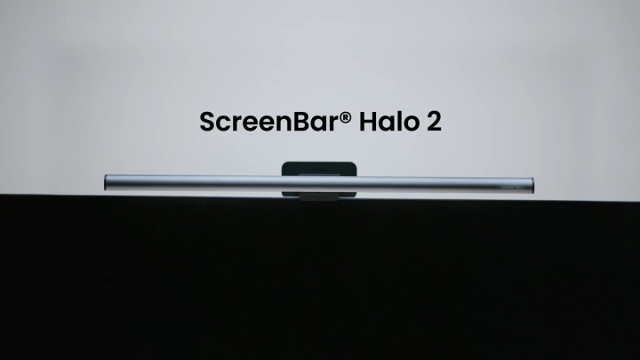 [New] BenQ ScreenBar Halo 2 | Monitor Light | Wireless Control | Auto Dimming & Auto On/Off | Back Light | 3 Light Modes