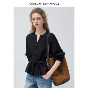 VEGA CHANG | Áo Blouse Thoáng Khí thoải mái phong cách Pháp