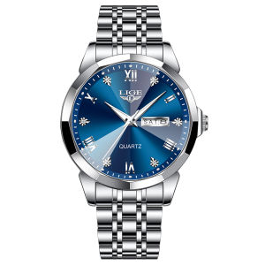LIGE Fashion Quartz Wristwatches Casual Sport Military Watch For Women Top Brand Luxury Waterproof Watch Ladies Relogio Feminino