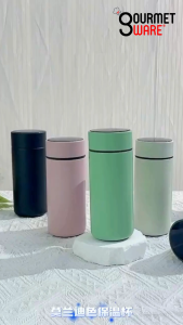 [SG Stock] Mini Pocket Thermal Flask with Temperature Display | Stainless Steel Vacuum Tumbler Flask Hot Water Bottles