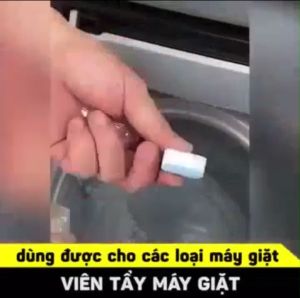 Viên Tẩy Vệ Sinh Lồng Máy Giặt Diệt Khuẩn Và Tẩy Chất Cặn Lòng Máy Giặt Hiệu Quả dieulinhshop