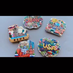 Stiker Kulkas Mini Lucu Elemen Jepang 3D Kreatif Dengan Daya Tarik Yang Kuat Tidak Mudah Lepas