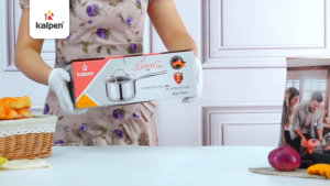 Quánh Inox chống dính 5 lớp đáy Kalpen Lermat L16 16cm hàng chính hãng