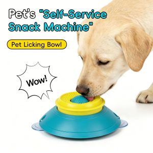 Non-Slip Pet Lick Toy with Suction Cup Slow Feeder Interactive Rolling Ball Anti-Splash for Dogs and Cats