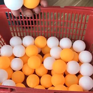 ลูกปิงปอง สีขาวผสมสีส้ม กีฬาปิงปอง ลูกปิงปองยกแพ็ค  ลูกปิงปองสำหรับฝึกซ้อม  ปิงปอง 1แพ็ค/12ลูก (Ping pong ball)