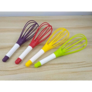 ตะกร้อตีไข่ ตะกร้อตีครีม แป้งเค้ก พลาสติกแบบพับได้ ใช้งานง่าย จัดส่ง 1-2 วันทำการ