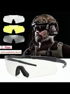 EARMOR Outdoor Shooting Glasses Hunting Safety Glasses Airsoft Paintball Goggles UV400 UV Protection