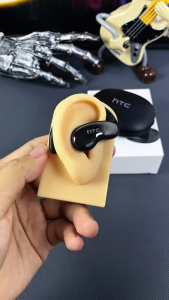 HTC NE19 Bluetooth Earphones OWS Sports Wireless Headphones Powerful Bass AI Translator Earbud Waterproof Ear Hook Louder Stereo