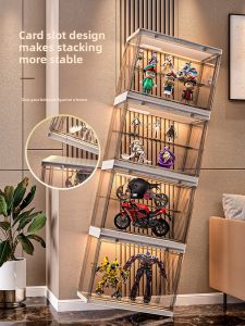 WEIAI | Transparent Storage Box for Displaying Models Toys and Collectibles